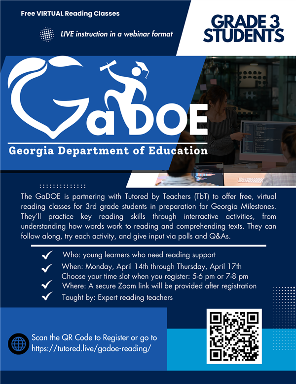  Virtual Reading Classes